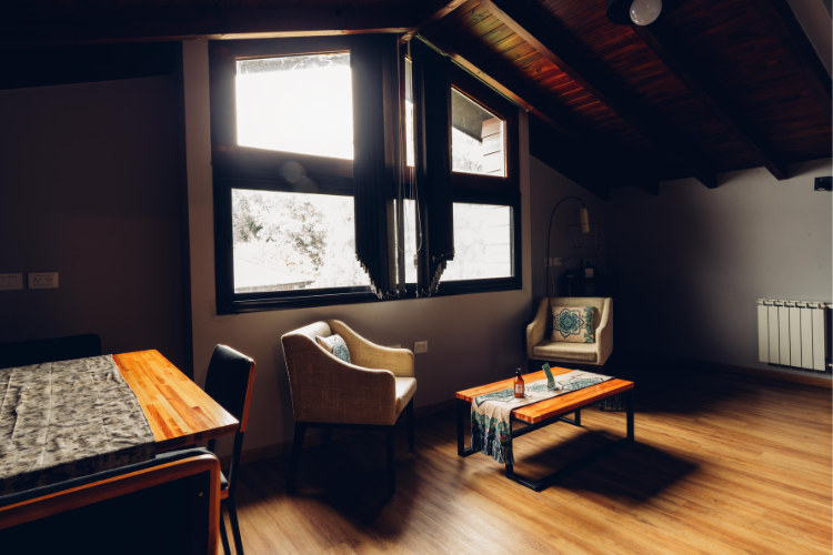 Cabañas con espacios internos comodos